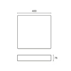 Plafon Sindora Dcx00331 24w Led Bivolt Branco / Transparente