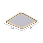Plafon Sindora Dcx03117 Led Bivolt Dourado