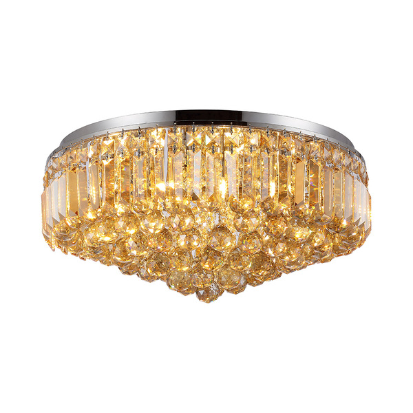 Plafon Skylight Brienne 3025 G9 Bivolt Cromado/champagne