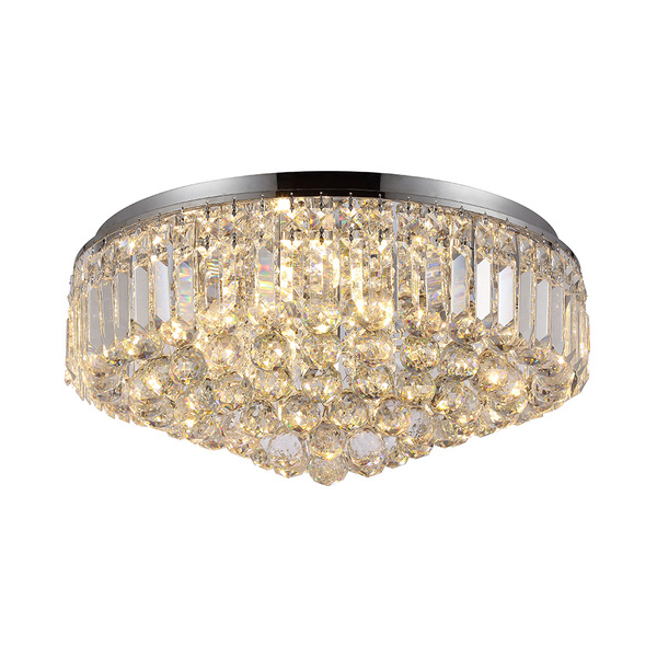 Plafon Skylight Brienne 3025 G9 Bivolt Cromado/transparente