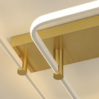 Plafon Skylight Listo 3107q Led Bivolt Branco/dourado