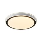 Plafon Skylight Ox 4078r5 50 Led Bivolt Branco / Preto