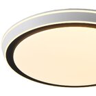 Plafon Skylight Ox 4078r5 50 Led Bivolt Branco / Preto