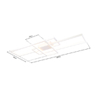Plafon Skylight Puzzle 3072 Led Bivolt Branco