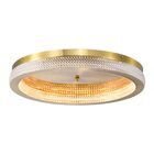 Plafon Skylight Queensland 4007 Dourado Led Bivolt Dourado