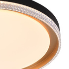 Plafon Skylight Queenstown 4040 Led Bivolt Preto/dourado