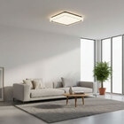 Plafon Sobrepor Almaz Cristal Detalhe Dourado 50cm Led 48w 3