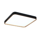 Plafon Sobrepor Dourado E Preto 38cm Led 30w 3 Em 1 Bivolt La