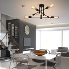 Plafon Sobrepor Moderno Slim Estilo Sputnik 3 Hastes Para 6 L