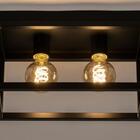 Plafon Sobrepor Moderno Slim Estrutura Metálica Estilo Indust