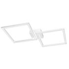 Plafon Sobrepor Perfil Led Duplo 48w Moderno Quarto Sala Escr