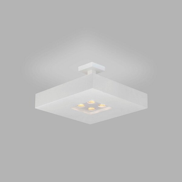 Plafon Sobrepor Quadrado Bore 500x500x200 Cm 4523-50 Usina