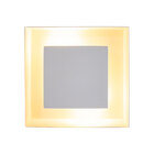 Plafon Sobrepor Quadrado Luz Indireta 34cm P/ 2 lâmpadas E27