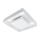 Plafon Sobrepor Quadrado Luz Indireta 45cm P/ 4 lâmpadas E27