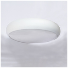 Plafon Sobrepor Redondo Metal 40cm Branco 3 Lâmpadas