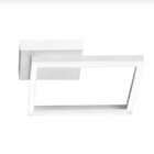 Plafon Sobrepor Slim Moderno Quadrado Perfil Led Integrado -