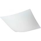 Plafon Solari Quadrado Branco Para 1 Lâmpada E27 Bivolt