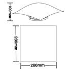 Plafon Solari Quadrado Led - Taschibra - Branco