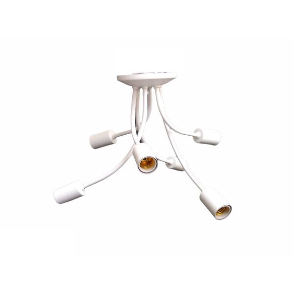 Plafon Soprepor Aranha 165/9 Com 9 Lâmpadas Emalustres Branco