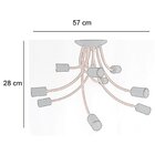 Plafon Soprepor Aranha Para 9 Lâmpadas 0165/9.005 Emalustres