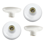 Plafon Soquete E27 Bulbo Lampada Kit 4 Uni Plafonier 100w Res