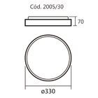 Plafon Space 2005 Sl Iluminação Branco