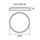 Plafon Space 2005 Spotline Iluminação Branco