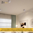 Plafon Spot De Sobrepor Para Par 20 E27 Quadrado Recuado Bran