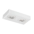 Plafon Spot Sobrepor Bivolt 2 Lâmpadas Dicróica Branco