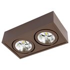 Plafon Spot Sobrepor Box P/ 2x Ar111 Pé Direito Alto St2764 -