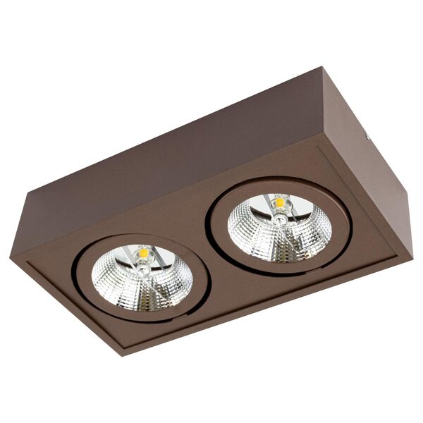 Plafon Spot Sobrepor Box P/ 2x Ar111 Pé Direito Alto St2764 -