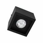 Plafon Spot Sobrepor Box Preto Foco Orientável P/ Ar70 Starlu