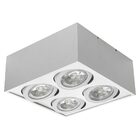 Plafon Spot Sobrepor Branco Box Orluce + Led Par30 Branco Fri