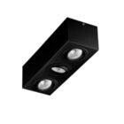 Plafon Spot Sobrepor Direcionável 3 Lâmpadas Par30 Preto Rl