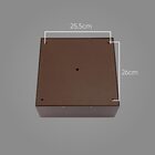 Plafon Spot Sobrepor Marrom Box Orluce + Led Par30 Branco Fri