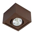 Plafon Spot Sobrepor Marrom Box P/ Ar70 Orluce St2761