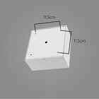 Plafon Spot Sobrepor Quad Branco Box Orluce + Led Ar111 Br. F