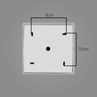 Plafon Spot Sobrepor Quad Branco Box Orluce + Led Par20 Br. Q