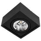 Plafon Spot Sobrepor Quadrado Preto Box P/ Ar111 Orluce St2763
