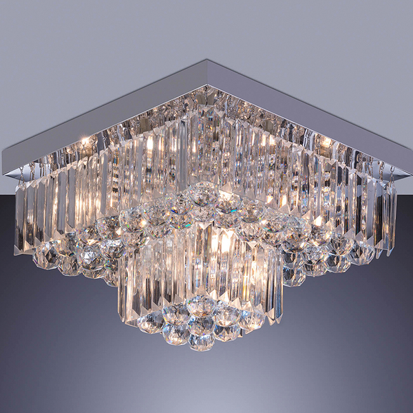 Plafon Startec Cake Quadrado 40cm G9 Bivolt - Único