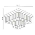 Plafon Startec Cake Quadrado 50cm G9 Bivolt