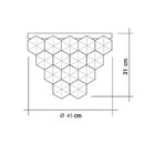 Plafon Startec Cristalle 45cm Champagne G9 Bivolt