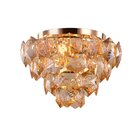 Plafon Startec Cristalle 45cm Champagne G9 Bivolt