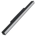 Plafon System Preto 2,2cm X 30,2cm X 4,4cm 1xled Integrado 10