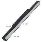 Plafon System Preto 2,2cm X 59,8cm X 4,4cm 1xled Integrado 18