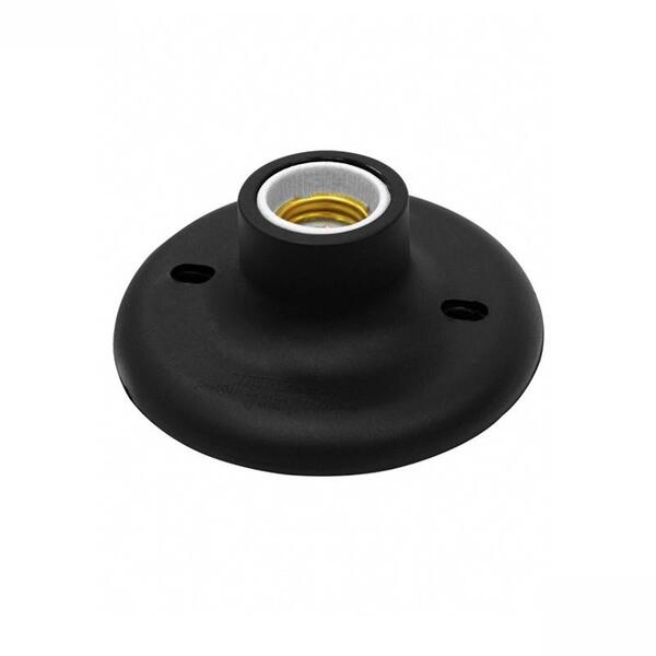 Plafon Taschibra E27 Em Porcelana Preto 0208000902