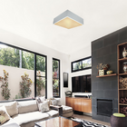 Plafon Taschibra Quadra Quadrado 4xe27 Bivolt Branco