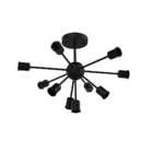 Plafon Taschibra Sputnik Preto E27 Bivolt