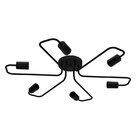 Plafon Taschibra Star Preto E27 Bivolt