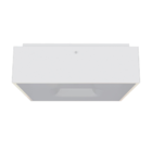 Plafon Taschibra Waffle Quadrado 4xe27 Bivolt Branco